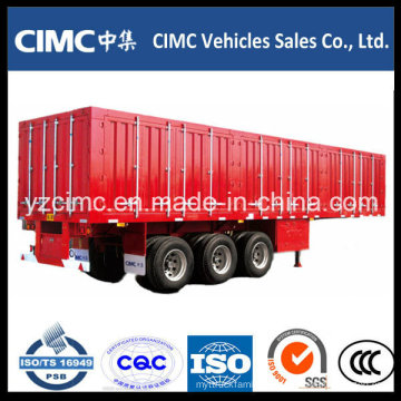 Cimc 3 essieux Cargo Box Semi-remorque